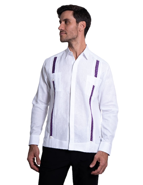 Guayabera manga larga Pineda Covalin para hombre