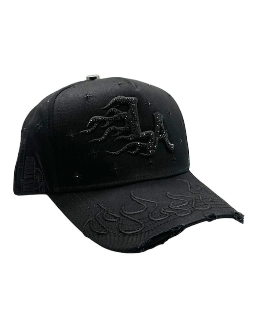 Gorra visera curva snapback casual La Flame Black Klan  para hombre 1