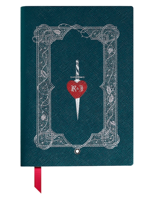 Cuaderno con funda Montblanc a rayas