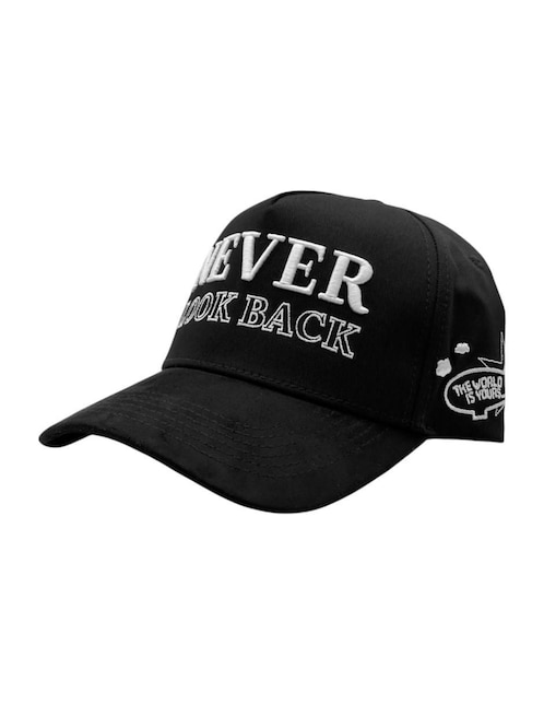 Gorra visera curva snapback casual Lusso Never Look Back para hombre