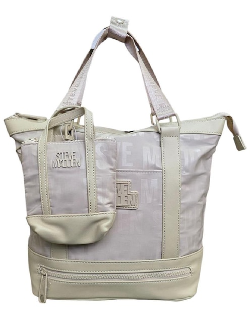 Bolsa tote Steven Madden Oatmeal para mujer