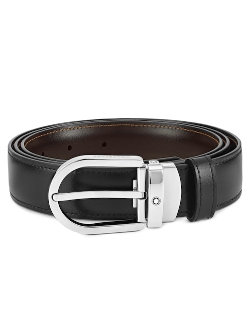 Cinturón Montblanc de piel para hombre