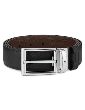 Cinturón Montblanc de piel para hombre