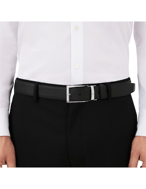 Cinturón Montblanc de piel para hombre