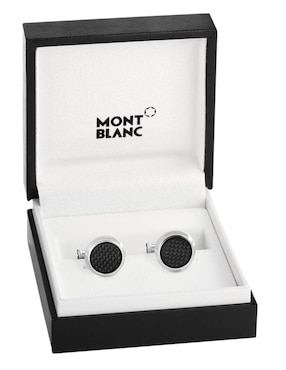 Mancuernillas Montblanc forma circular