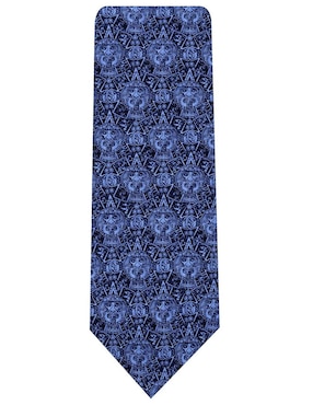Corbata Pineda Covalin regular de seda gráfico para hombre