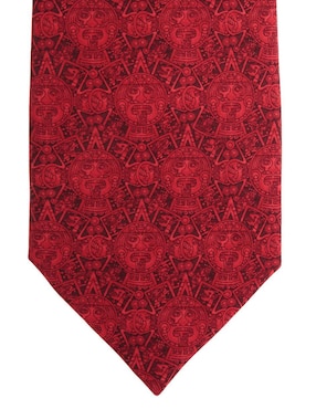 Corbata Pineda Covalin regular de seda gráfico para hombre