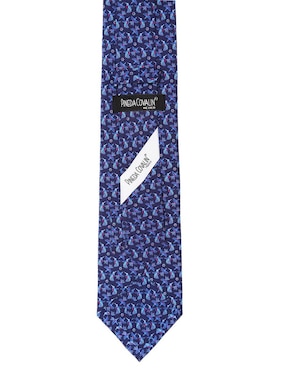 Corbata Pineda Covalin Colibrí Mensajero del Amor regular seda azul marino