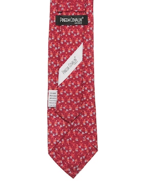Corbata Pineda Covalin regular de seda gráfico para hombre