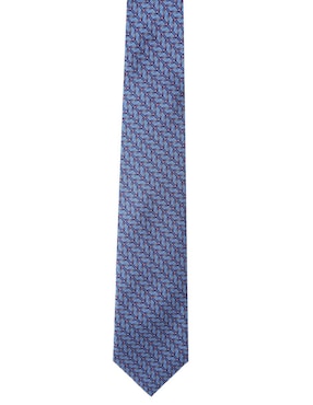 Corbata Pineda Covalin regular de seda gráfico para hombre
