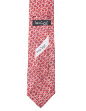 Corbata Pineda Covalin regular de seda gráfico para hombre