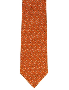 Corbata Pineda Covalin Seda Naranja