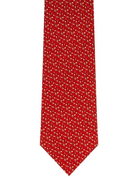 Corbata Pineda Covalin seda roja