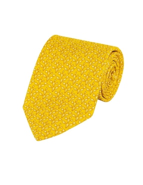 Corbata Pineda Covalin Seda Amarillo Claro