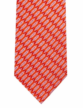 Corbata Pineda Covalin regular seda con diseño gráfico