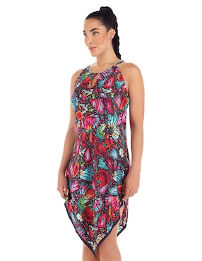 Vestido midi casual Pineda Covalin para mujer