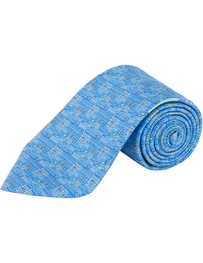 Corbata Pineda Covalin Regular De Seda Estampado Gráfico Para Hombre