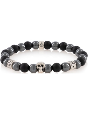 Pulsera Pineda Covalin de plata con acabado mate