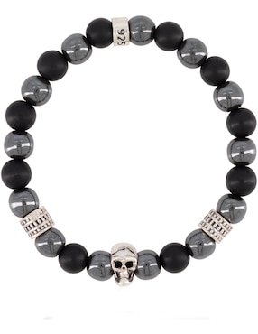 Pulsera Pineda Covalin de plata con acabado mate