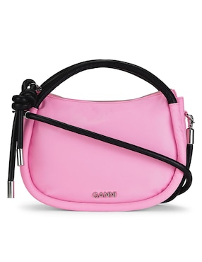 Bolsa Ganni Mini Knot De Piel Para Mujer