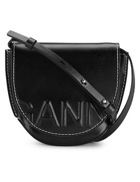 Bolsa Ganni Nano Saddle Banner De Piel Para Mujer