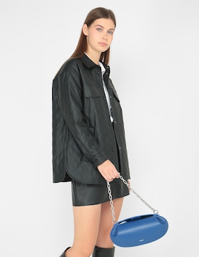 Bolsa hobo Yuzefi de piel para mujer