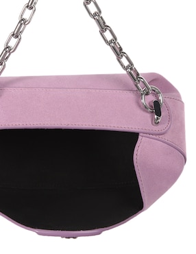 Bolsa shoulder Yuzefi de gamuza para mujer