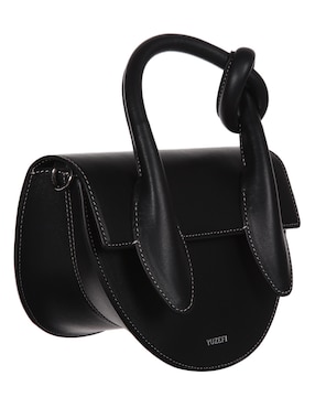 Bolsa bowler Yuzefi de piel para mujer