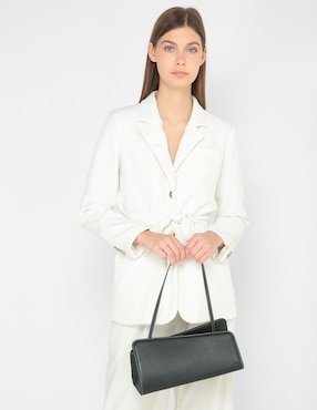 Bolsa shoulder Yuzefi de piel para mujer