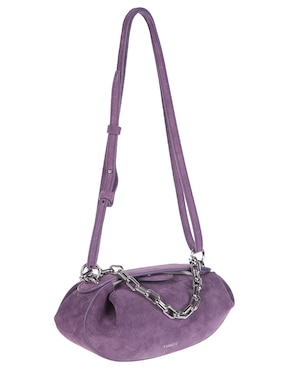 Bolsa crossbody Yuzefi de gamuza para mujer