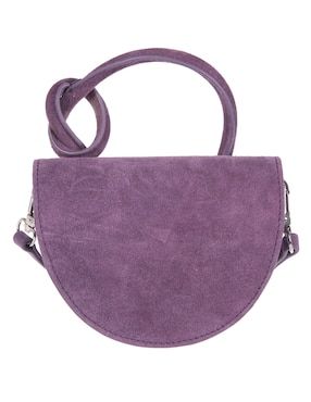 Bolsa crossbody Yuzefi de gamuza para mujer