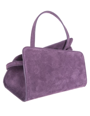 Bolsa crossbody Yuzefi de gamuza para mujer