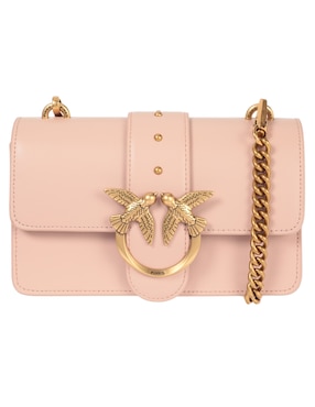 Bolsa crossbody Pinko Love Mini Icon de piel para mujer