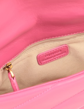Bolsa crossbody Pinko Love Baby Puff de piel para mujer