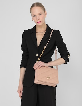 Bolsa crossbody Pinko Twins Mini de piel para mujer