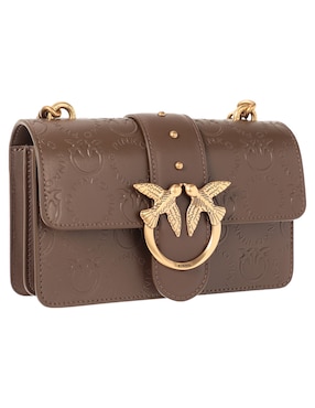 Bolsa crossbody Pinko Love Mini Icon de piel para mujer