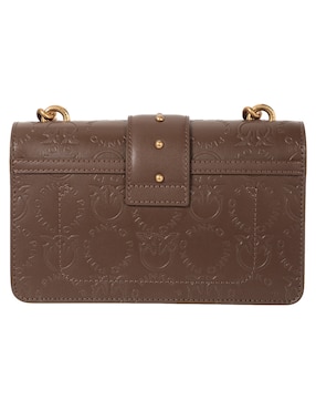 Bolsa crossbody Pinko Love Mini Icon de piel para mujer