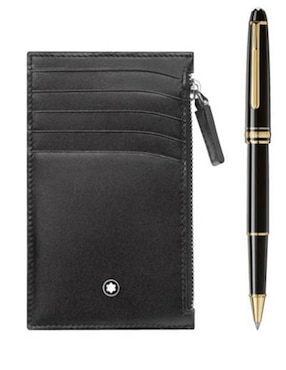 Set tarjetero-rollerball Montblanc Meisterstück unisex