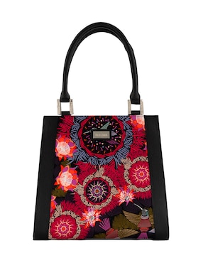Bolsa satchel Pineda Covalin de seda para mujer