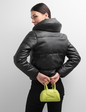 Bolsa satchel Yuzefi Charli de piel para mujer