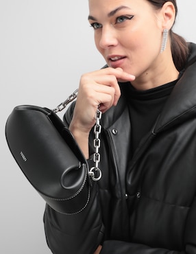 Bolsa satchel Yuzefi Dinner Roll de piel para mujer