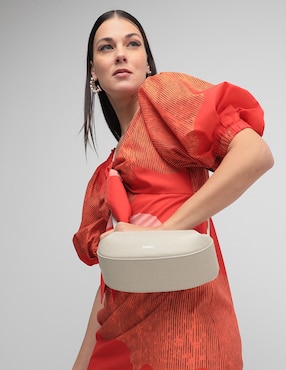 Bolsa crossbody Yuzefi Dinner Roll de piel para mujer