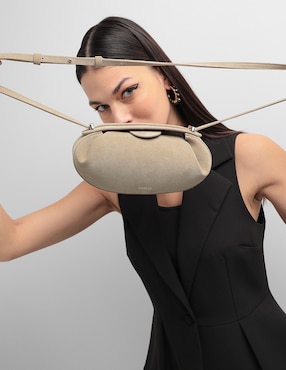 Bolsa crossbody Yuzefi Dinner Roll de piel para mujer