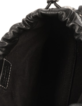 Bolsa satchel Yuzefi Mini Bom de piel para mujer