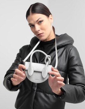 Bolsa Yuzefi Mini Pretzel para mujer