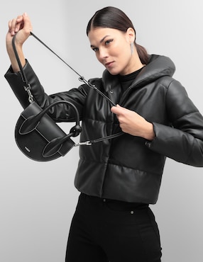 Bolsa flap Yuzefi Pretzel Sing 2 de piel para mujer