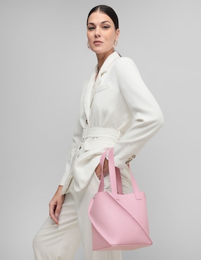 Bolsa tote Yuzefi Small Swirl Tote de piel para mujer