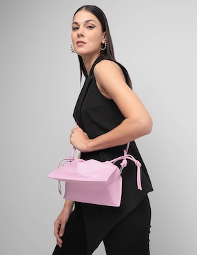 Bolsa crossbody Yuzefi Bom de piel para mujer