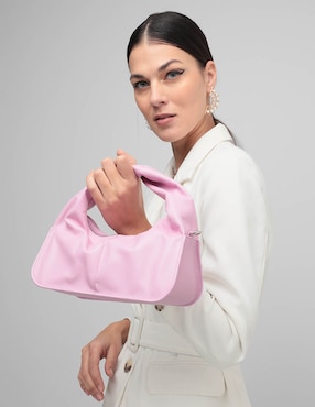Bolsa satchel Yuzefi Wonton de piel para mujer