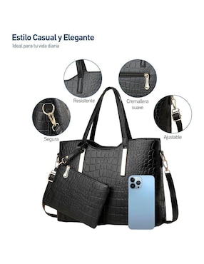 Bolsa shoulder Bluelander para mujer
